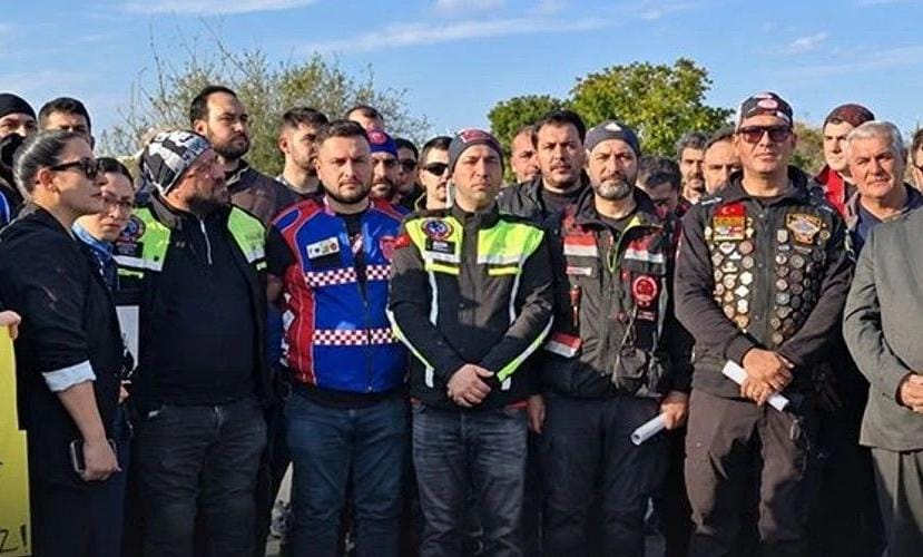 Sakaryalı motokuryelerden “Adalet Sürüşü”ne destek