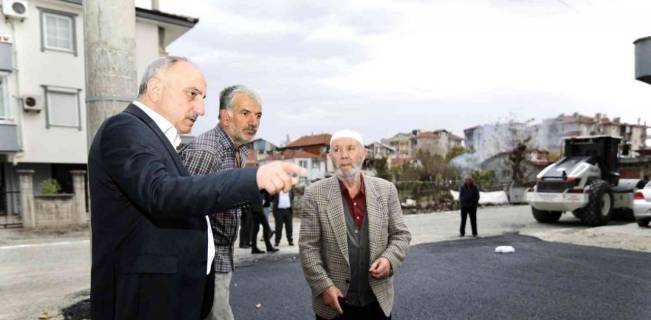 2022 yılında Erenler'de 67 sokak baştan sona yenilendi