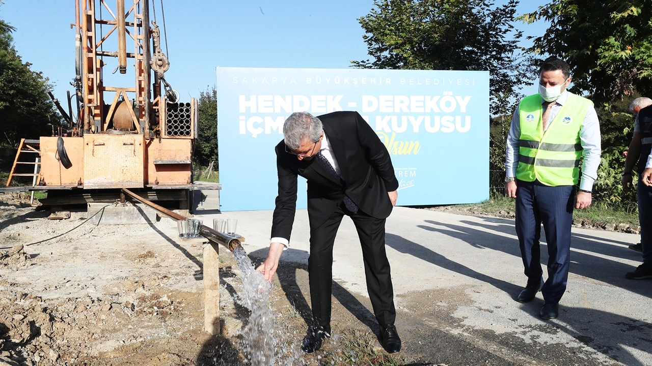 Başkan Yüce Yeni su kaynaklarını şehrimize kazandırıyoruz