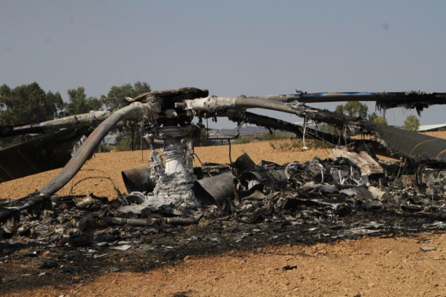 Hamas güçleri, İsrail'e ait helikopteri düşürdü