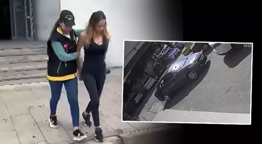 Adana'da komşusunun aracını çalan kadın tutuklandı