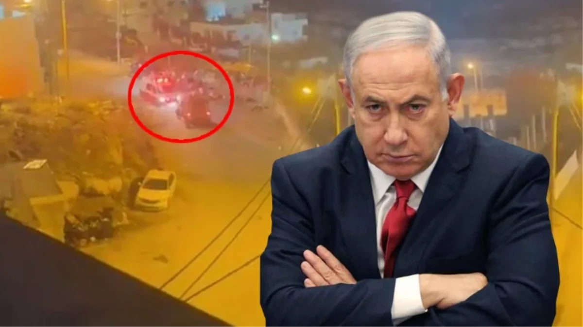 İsrail askeri aracı, yaralıları taşıyan ambulansı böyle engelledi