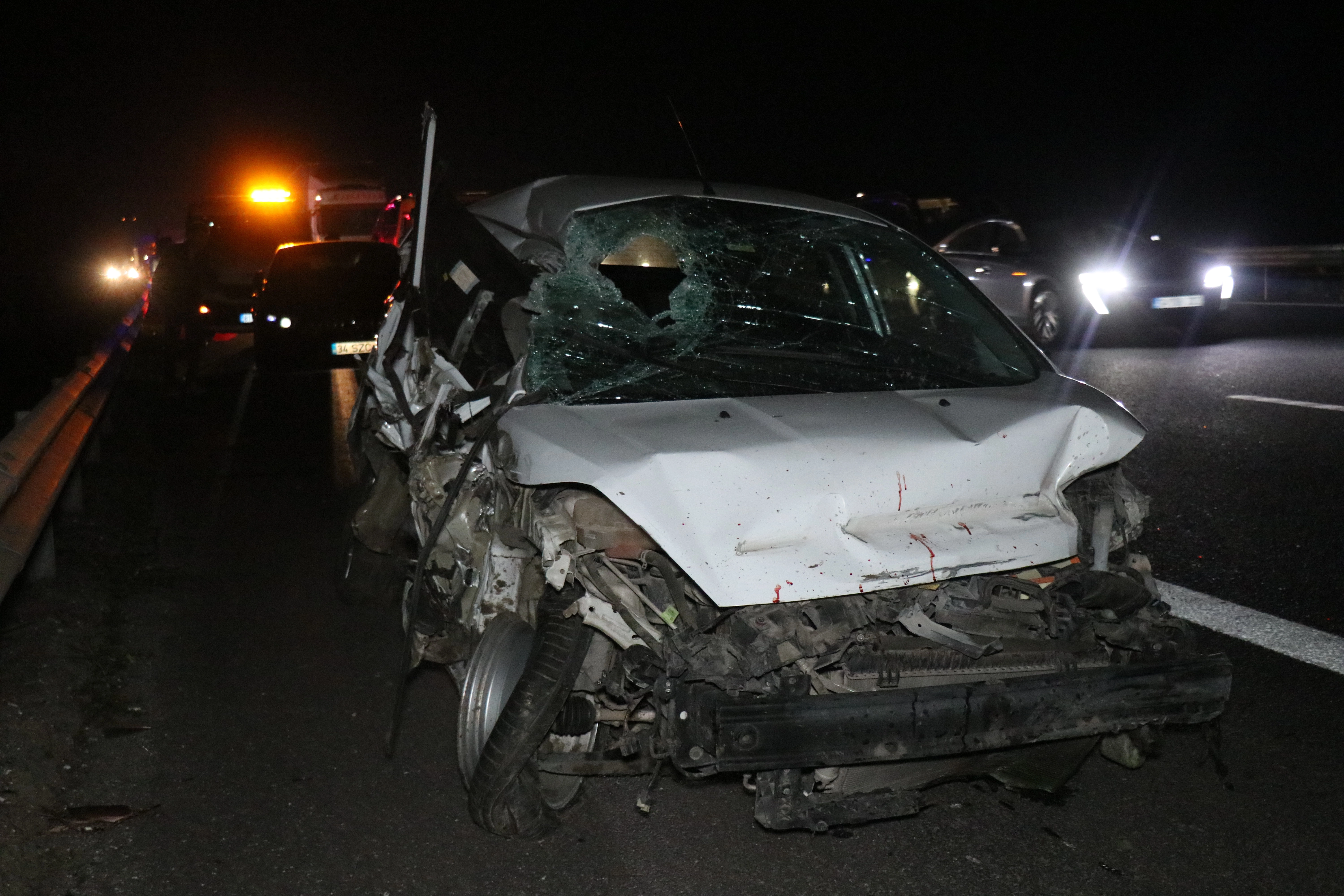 Otoyolda kaza: 7 yaralı