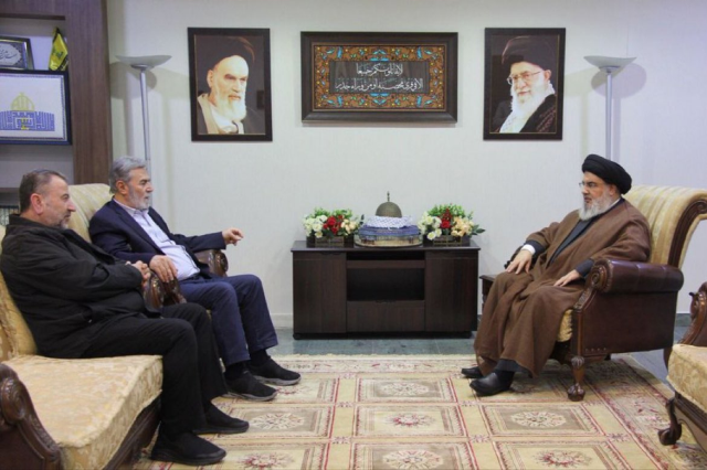 7 Ekim'den bu yana bir ilk! Hizbullah lideri Nasrallah, Hamas ve İslami Cihad'ın liderleriyle bir araya geldi