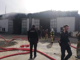 Ankara'da atık ayrıştırma merkezinde yangın