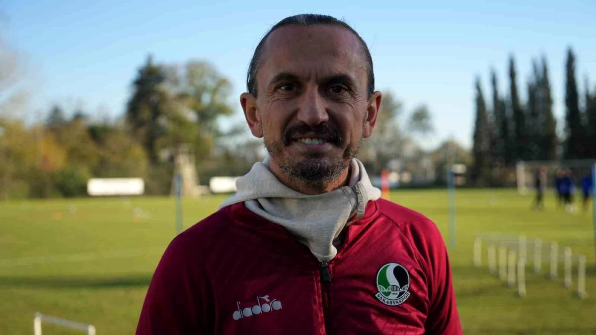 Sakaryaspor Teknik Direktörü Tuncay Şanlı: Hedefimiz Şampiyonluk