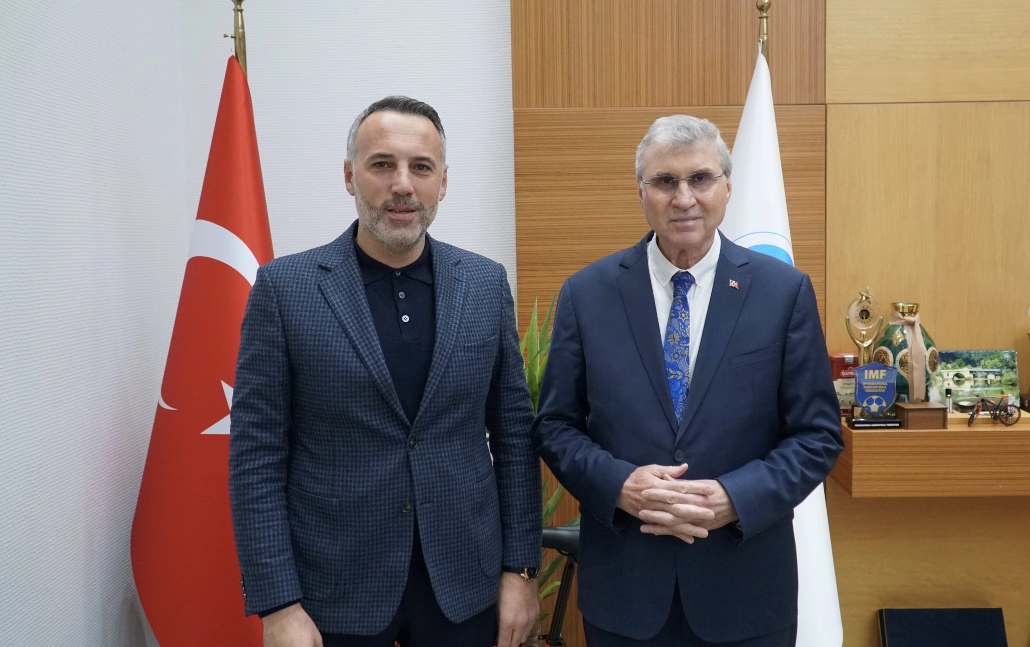 Başkan Yüce, AK Parti İl Başkanı Tever ile buluştu