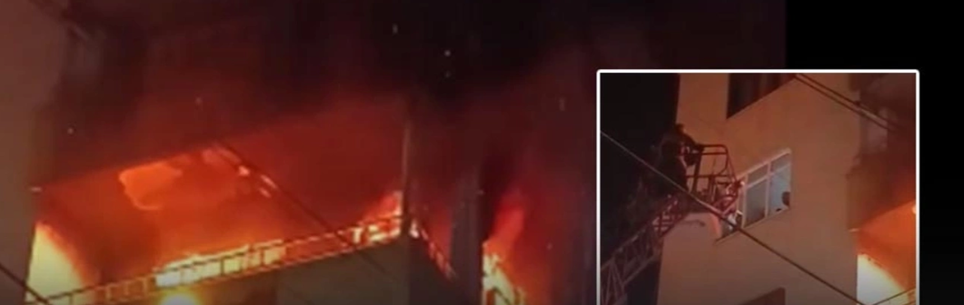 Karasu'da yangın; İtfaiye ekipleri kurtardı