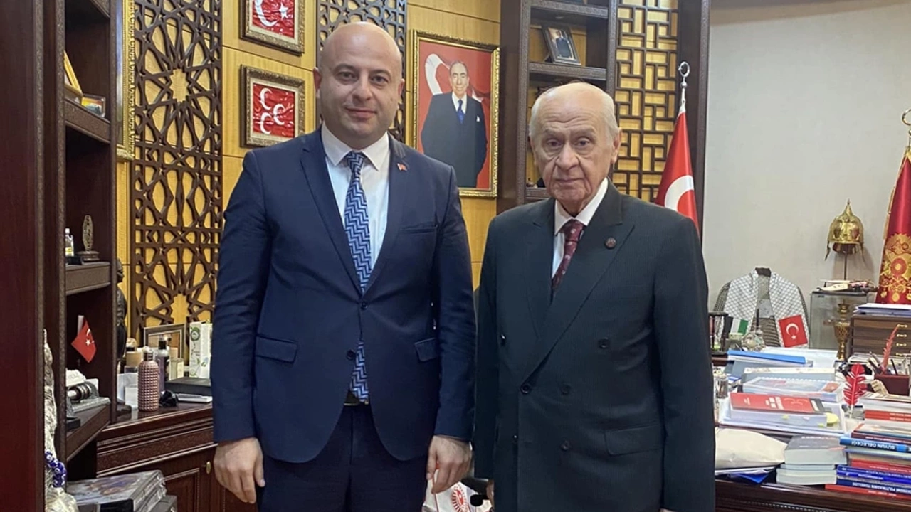 MHP İl Başkanı Alkaş, Devlet Bahçeli ile görüştü