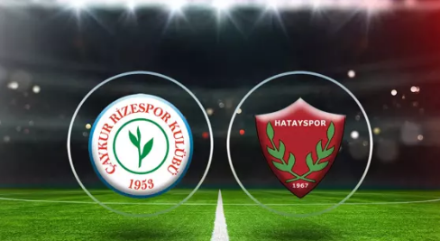 Trendyol Süper Lig'de Rizespor - Hatayspor Maçı Başladı!