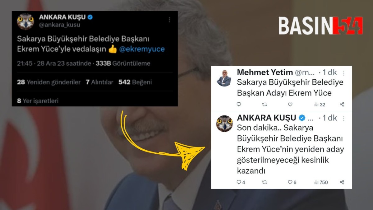 Büyükşehir Belediye Başkan Adaylığında Çelişen Twitlerle Dolu Sakarya Seçim Arenası