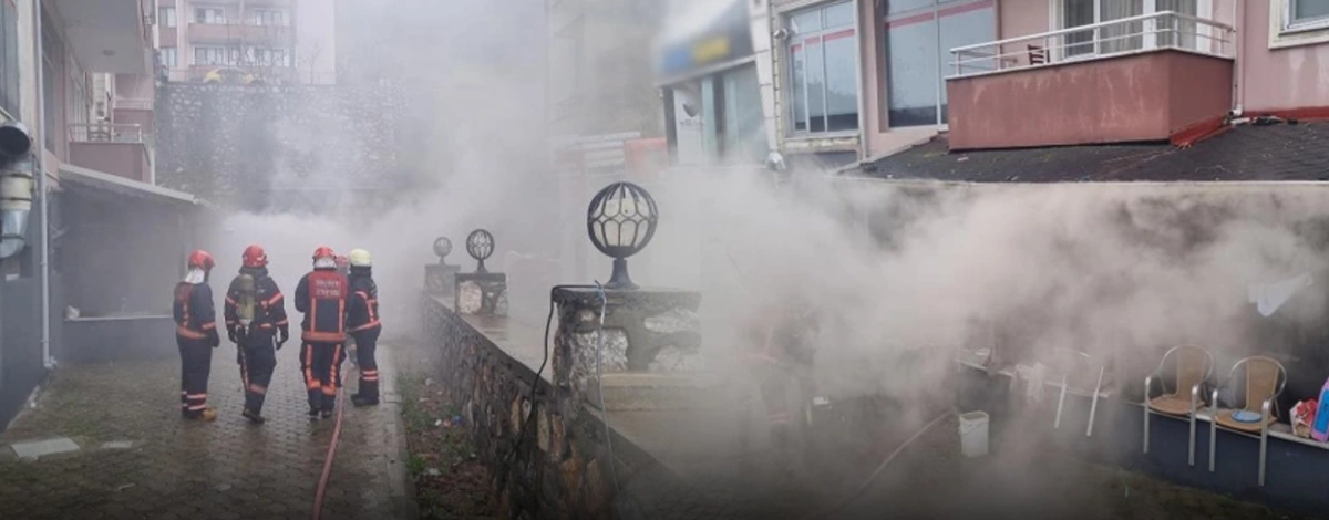 Sakarya'da spor salonunda yangın: Panik yaşandı
