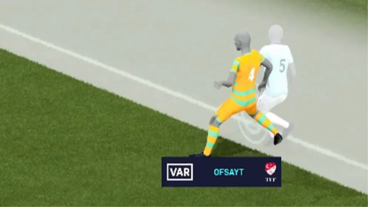 Süper Lig'de tarihi an! Yarı Otomatik Ofsayt Sistemi ilk kez kullanıldı: Gol iptal edildi