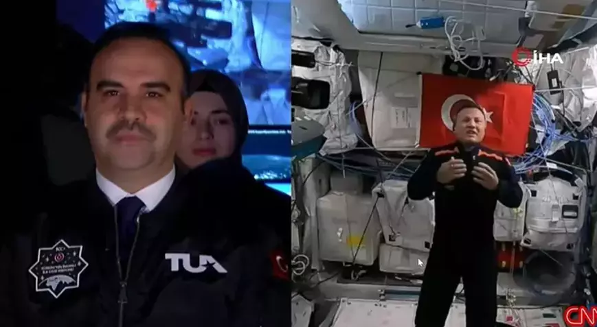 Bakan Kacır, Türkiye'nin İlk Astronotu Gezeravcı ile Uzay Çalışmalarını Değerlendirdi