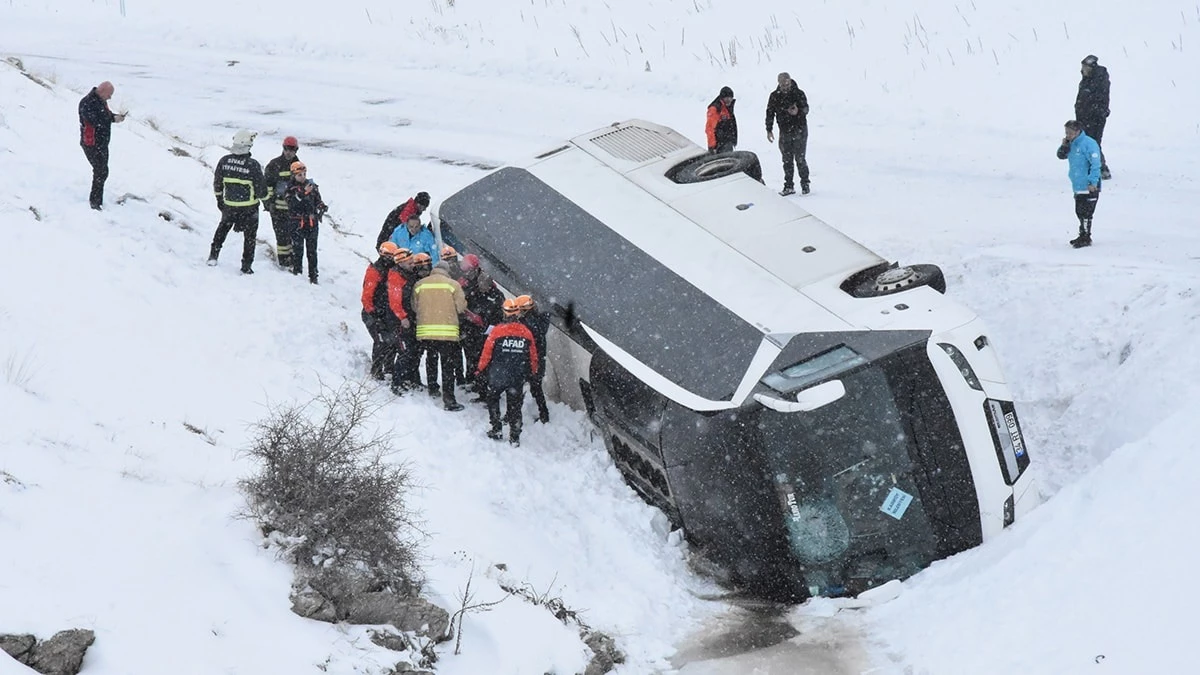 Kış aylarında şehirlerarası otobüs kazalarında artış: