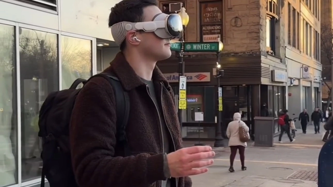 Apple'ın Yeni Gözlüğü Apple Vision Pro, ABD Sokaklarını Bilim Kurgu Filmlerine Dönüştürüyor!