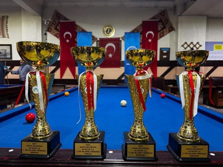 Akyazı’da düzenlenen bilardo turnuvası sona erdi
