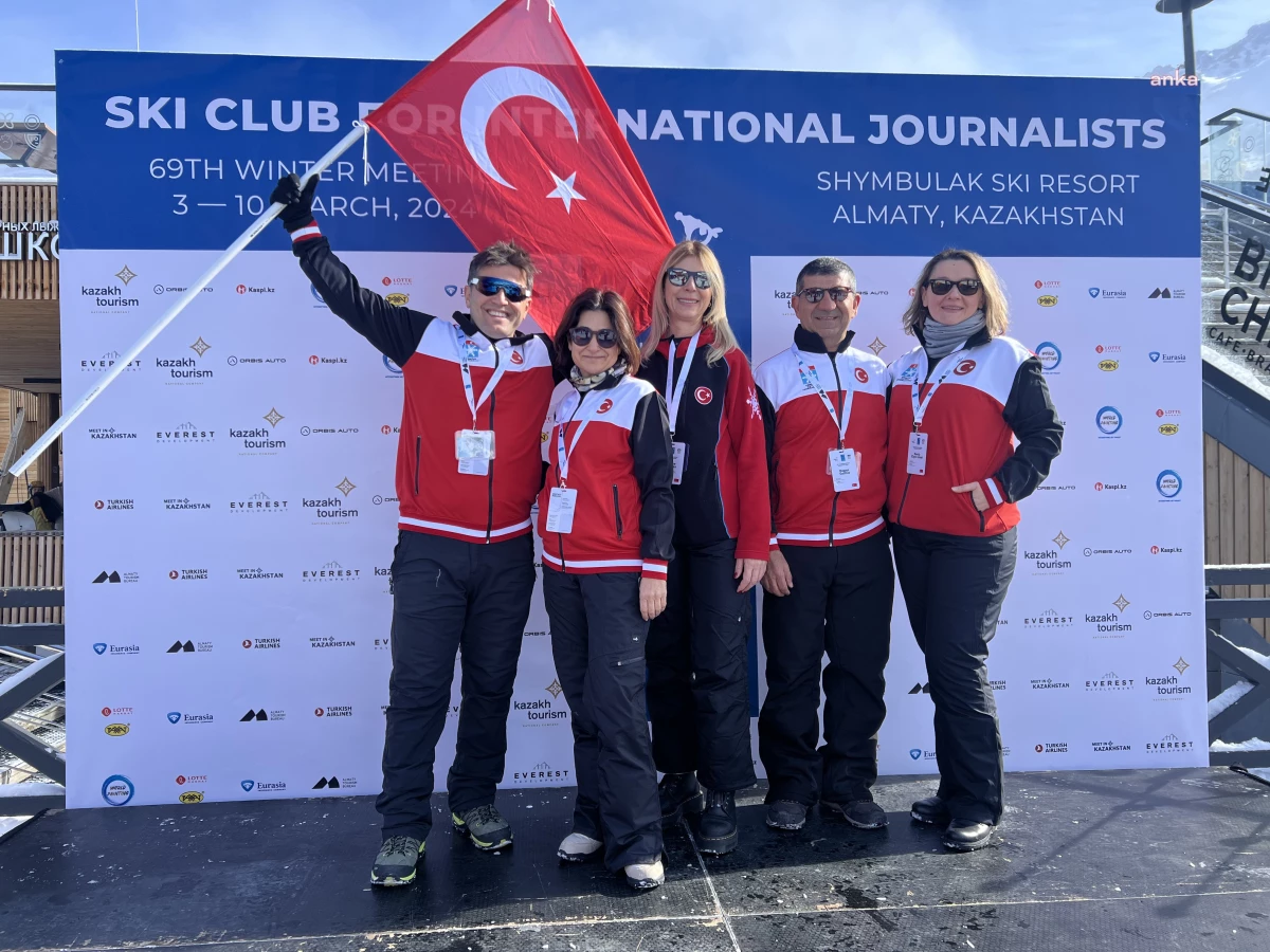 Türkiye, Dünya Gazeteciler Kayak Şampiyonası'nda bronz madalya kazandı