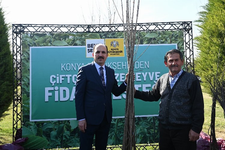 Konya'ya 17 milyon fidan ve fide desteği