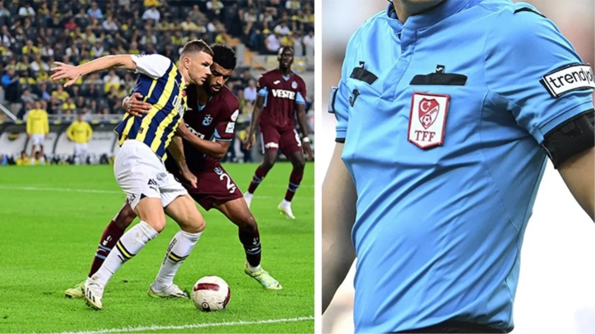 Trabzonspor - Fenerbahçe maçının hakemi Halil Umut Meler olarak belirlendi