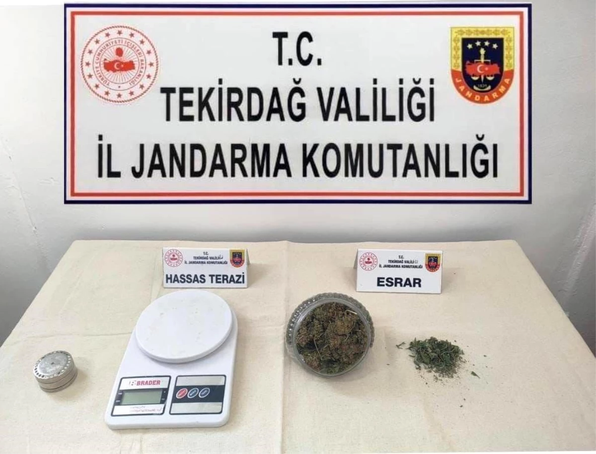 Tekirdağ'da Uyuşturucu Operasyonu: 4 Kişi Yakalandı