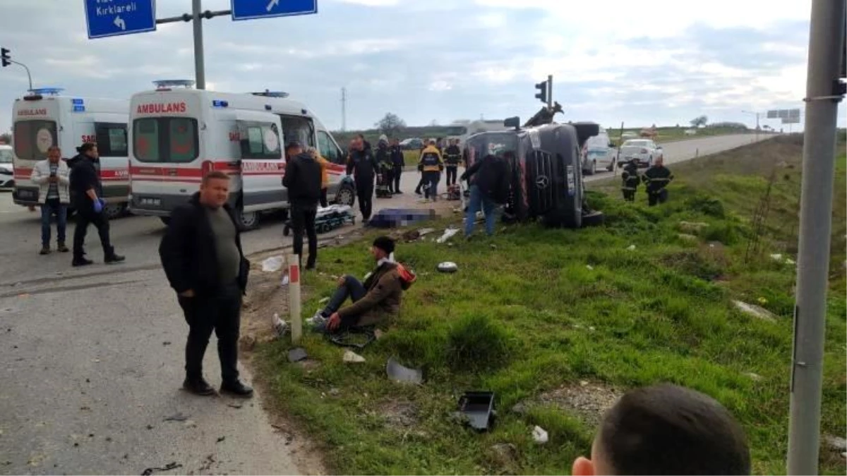 Tekirdağ'da 5 kişinin öldüğü ve 11 kişinin yaralandığı kaza