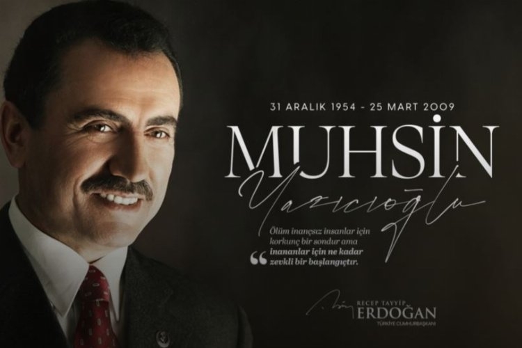 Cumhurbaşkanı Erdoğan'dan Yazıcıoğlu’na anma
