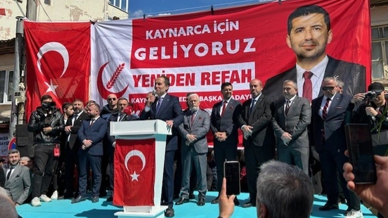 Fatih Erbakan'dan Kaynarca'da miting