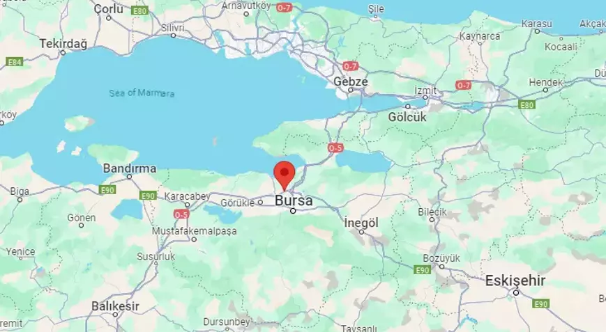 Son dakika: Bursa'da 3.5 büyüklüğünde deprem