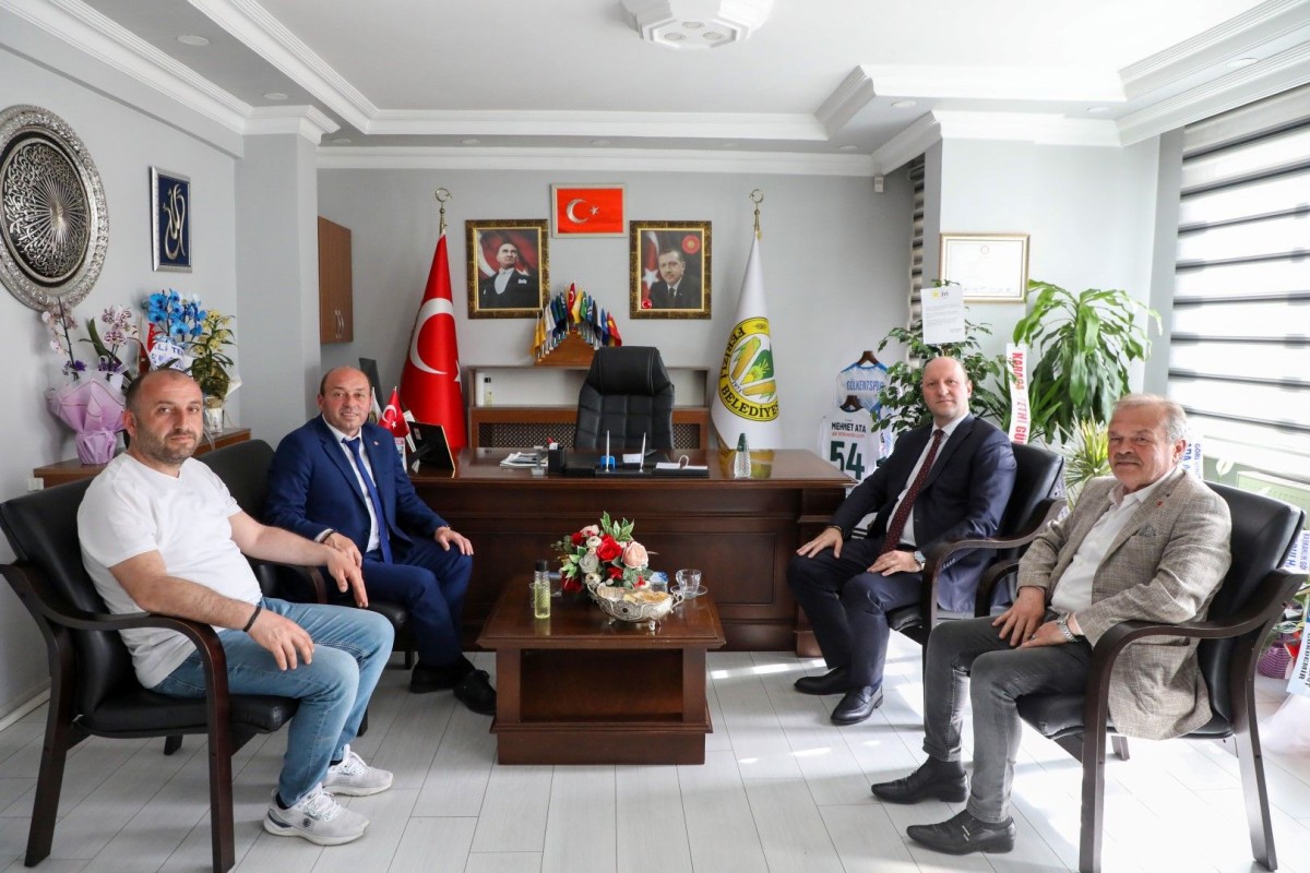 Başkan Ata, Kaymakam Balcı'yı ağırladı