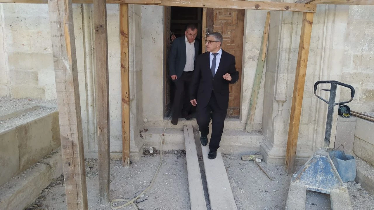 Tarihi Yunuspaşa Camii'nde Restorasyon Çalışmaları Hızla Devam Ediyor!