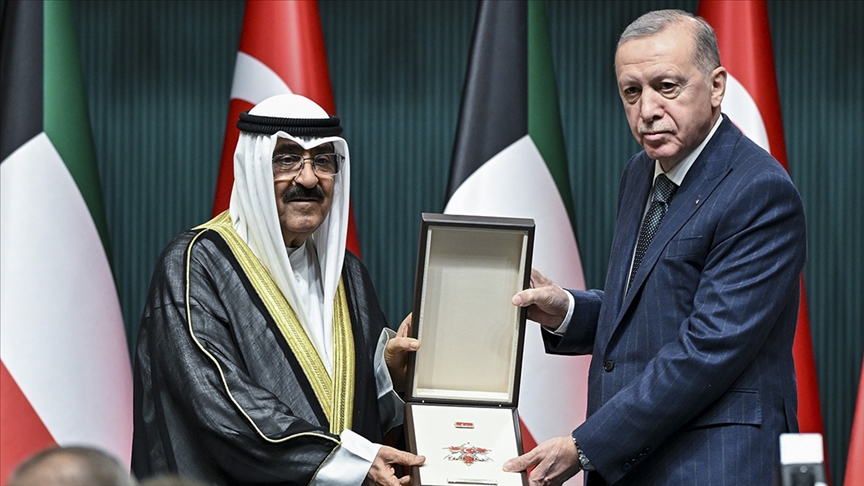 Kuveyt Emiri Sabah'tan, Cumhurbaşkanı Erdoğan'ın tevcih ettiği 