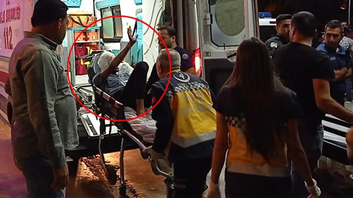 Adana'da kafasından vurulan adamın ambulansa bindirilirken söyledikleri ağızları açık bıraktı