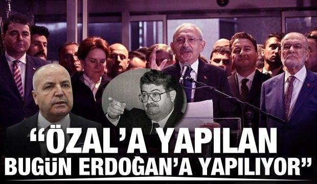 Anavatan Partisi'nden altılı masaya: Özal'a yapılan iftiralar bugün Erdoğan'a atılıyor