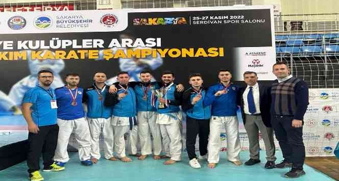 Büyükşehir Karate Takımı, Şampiyonayı üçüncü tamamladı