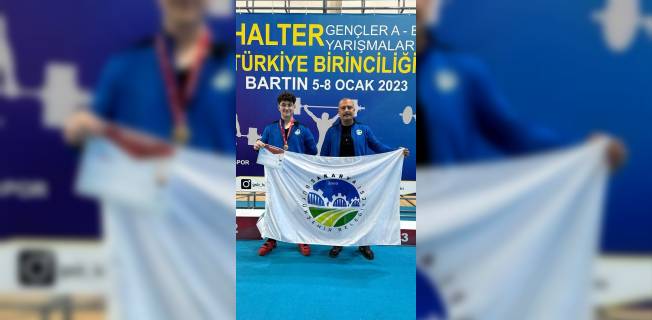 Büyükşehir sporcusundan Türkiye Şampiyonluğu