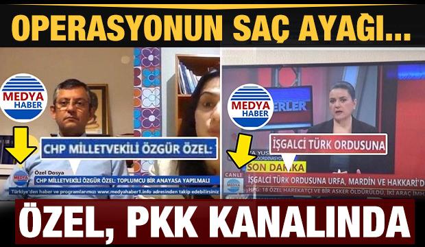 CHP'li Özgür Özel PKK kanalında! Halen hiçbir cevap veremedi