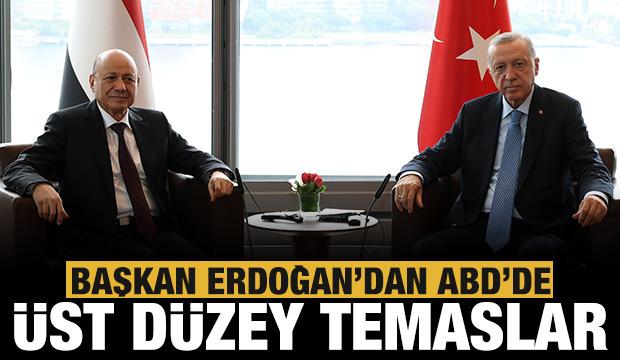 Cumhurbaşkanı Erdoğan’dan ABD'de üst düzey temaslar