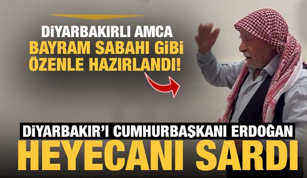 Cumhurbaşkanı Erdoğan'ın geleceğini duyan amcanın özenle hazırlanması viral oldu!