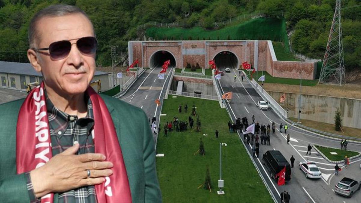Cumhurbaşkanı Erdoğan'ın katılımıyla Zigana Tüneli açıldı: 1 saatlik yol 30 dakikaya düştü