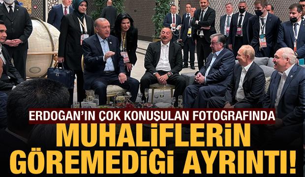 Cumhurbaşkanı Erdoğan'ın olay fotoğrafında muhaliflerin göremediği detay