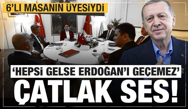 Deva Partisi'nden ayrılan isim topa tuttu: Hepsi gelse Erdoğan'ı yine geçemez