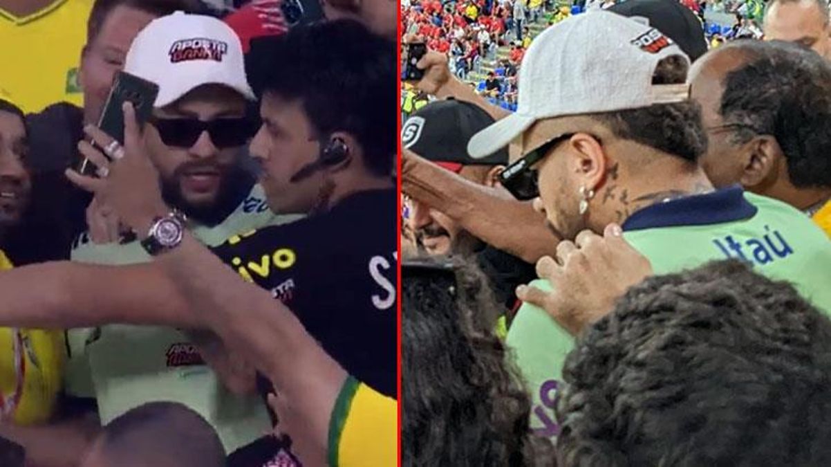 Dünya Kupası maçının önüne geçen olay! Neymar'a benzeyen taraftar canını zor kurtardı