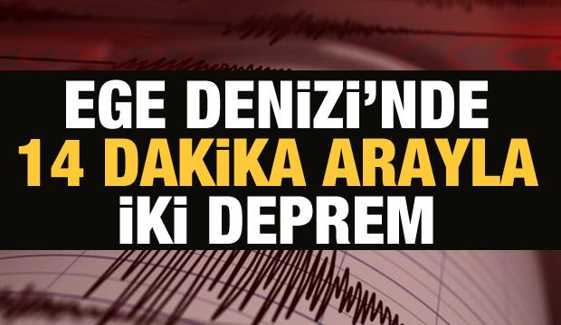 Ege'de 5.1 ve 4.7 büyüklüğünde iki deprem: İzmir ve Aydın'da hissedildi