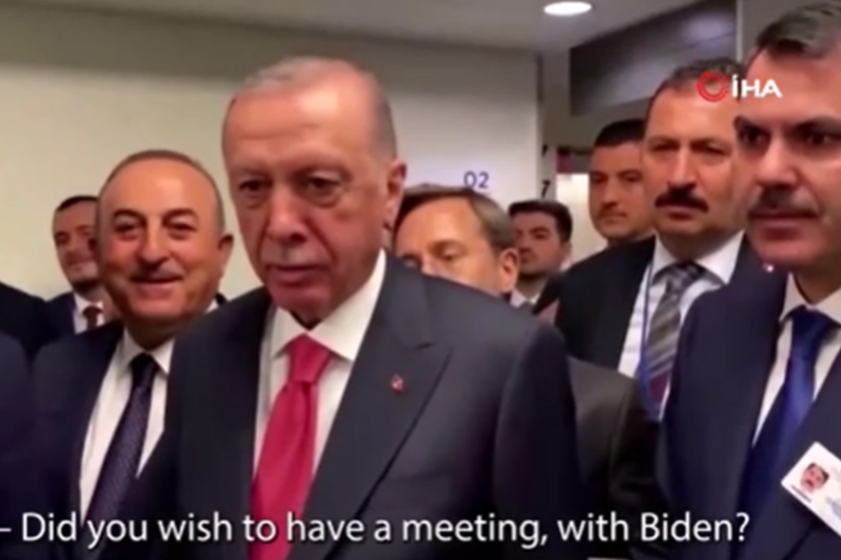 Erdoğan’dan gazeteciye: 'O Biden, ben Erdoğan’ım'