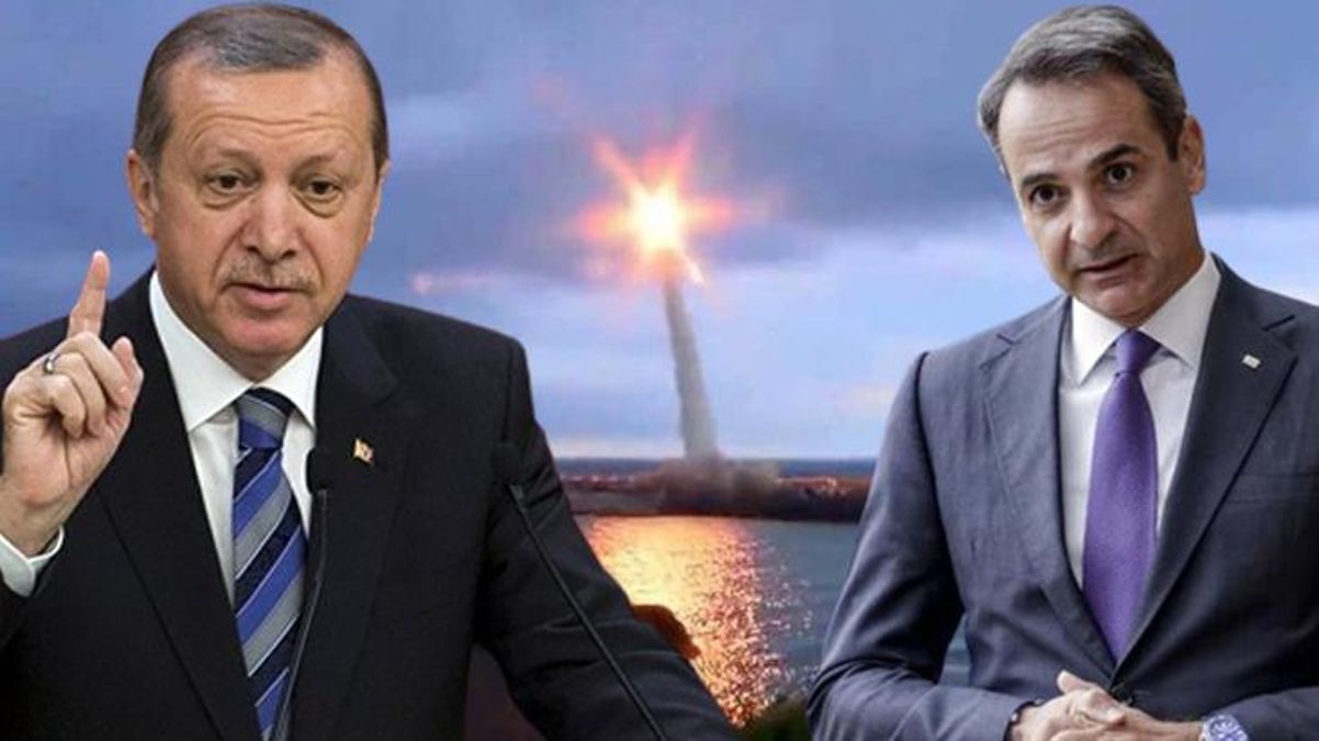 Erdoğan'ın Tayfun füzesi resti Yunan basınının uykularını kaçırdı! Skandal bir manşetle duyurdular