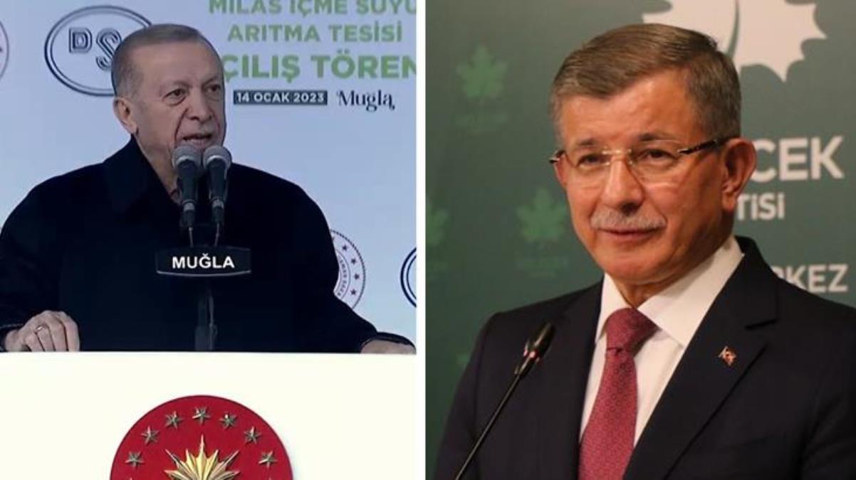 Erdoğan, isim vermeden Davutoğlu'nun sözlerine atıfta bulundu; devamındaki tepkisi bomba