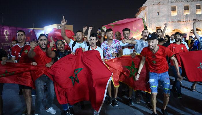 Fas'ın Belçika'yı 2-0'la geçmesi, Katar'da coşkuyla kutlandı