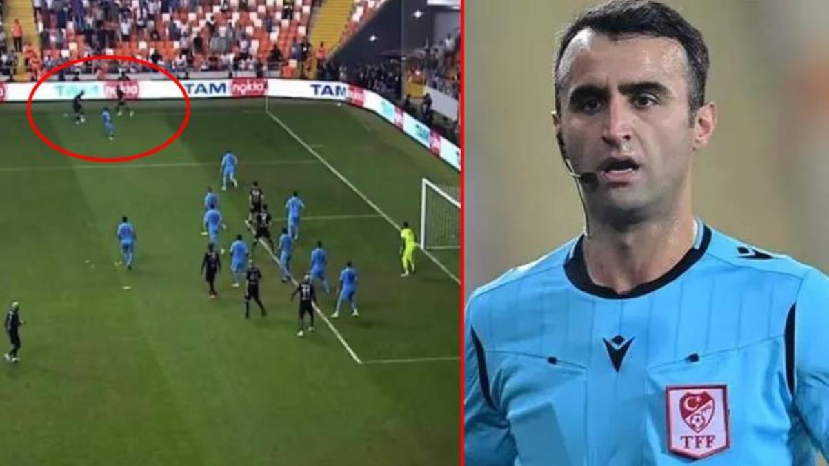 Hakemin hatası maça damga vurdu! Adana Demirspor-Trabzonspor maçında Belhanda'nın golü için skandal karar