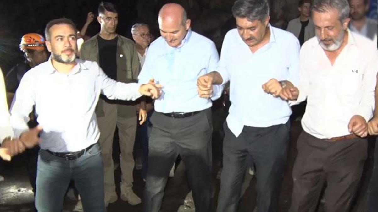 İçişleri Bakanı Soylu Diyarbakır'da ünlü Kürtçe aşk ezgisi eşliğinde halay çekti